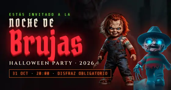 Invitación de muestra Halloween